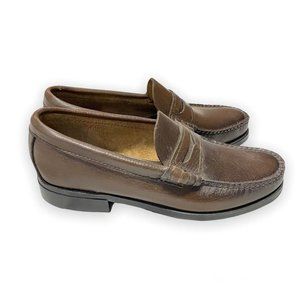 Vintage 1988 NWT MENS JARMAN Brown Penny Loafers SIZE 3.5D